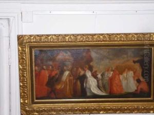 Le Doge Agostino Barbarigo Accueillant Catherine Cornaro, Reine De Chypre