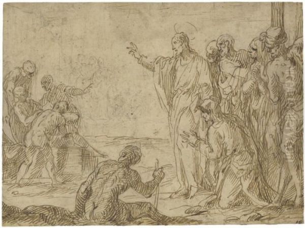 Christ Healing The Paralytic - view 1