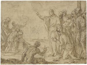 Christ Healing The Paralytic by Paolo Veronese (Caliari)