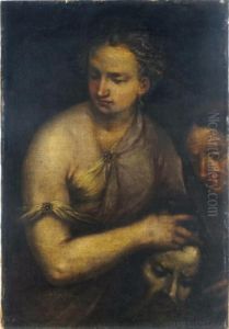 Judith With The Head Of Holofernes by Paolo Veronese (Caliari)