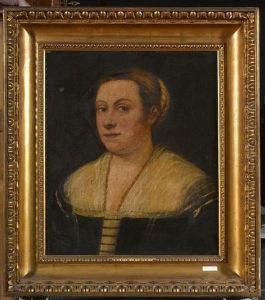 Portrait Einer Dame. by Paolo Veronese (Caliari)