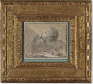 Study Of A Seated Negro Boy Eating Fruit by Paolo Veronese (Caliari)