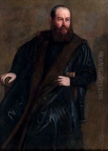 Portrait Of A Gentleman, Seated Three-quarter Length by Paolo Veronese (Caliari)