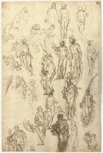 Studies Of Mercury, Venus, Cupid And Saturn And Other Figures Studies Of Mercury, Venus, Cupid And Saturn And Other Figures