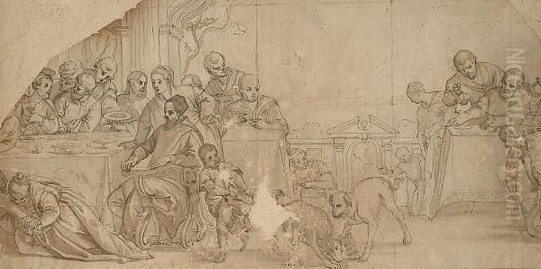 The Feast In The House Of Simon - view 1