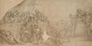 The Feast In The House Of Simon by Paolo Veronese (Caliari)
