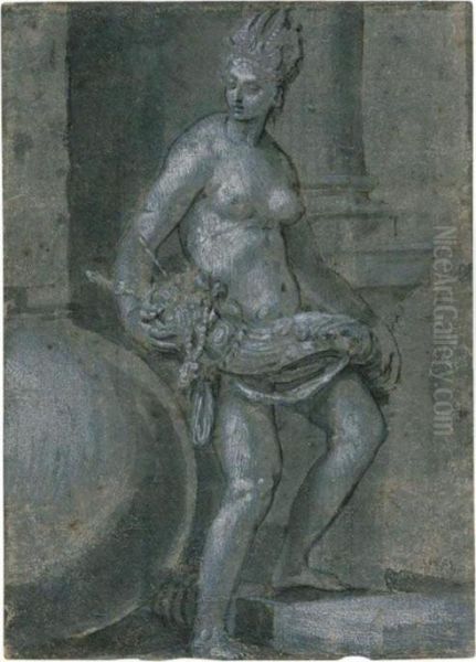 A Female Allegorical Figure - view 1