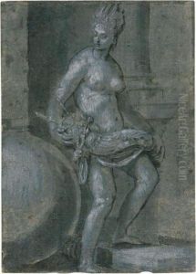 A Female Allegorical Figure by Paolo Veronese (Caliari)