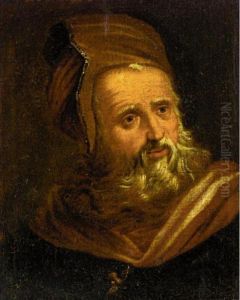Portrait Of An Old Man, Head And Shoulders, In Oriental Dress by Paolo Veronese (Caliari)