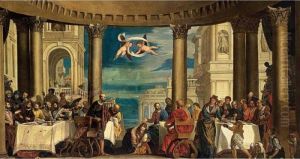 The Supper In The House Of Simon by Paolo Veronese (Caliari)