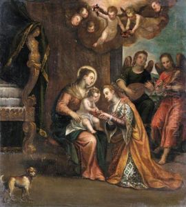 Mystic Marriage Of Saint Catherine by Paolo Veronese (Caliari)
