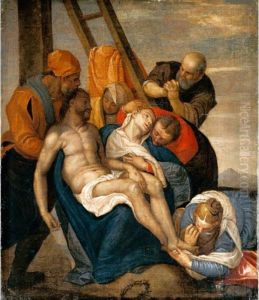 Compianto Sul Cristo Morto by Paolo Veronese (Caliari)