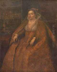 Dogana, Wife Of Marino Grimani by Paolo Veronese (Caliari)
