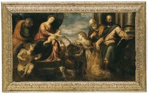 The Mystic Marriage Of Saint Catherine by Paolo Veronese (Caliari)