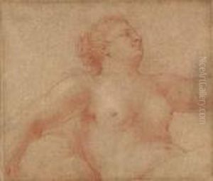 Reclining Female Nude. by Paolo Veronese (Caliari)