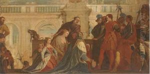 The Family Of Darius Before Alexander by Paolo Veronese (Caliari)