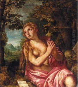 Mary Magdalene In Prayer by Paolo Veronese (Caliari)