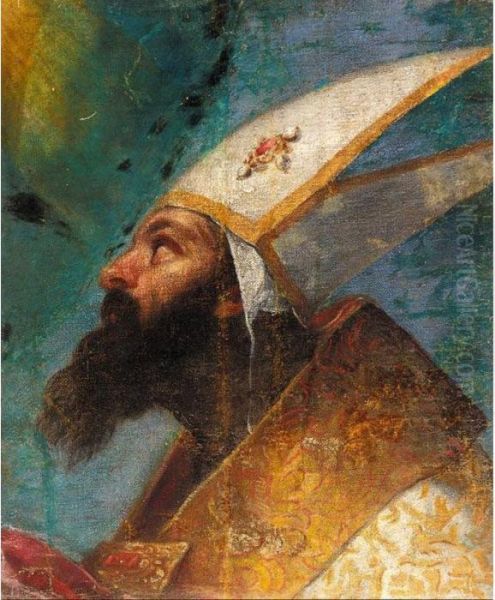 The Head Of A Bishop - view 1