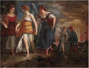 Lot And His Daugthers by Paolo Veronese (Caliari)