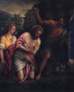 The Baptism Of Christ by Paolo Veronese (Caliari)