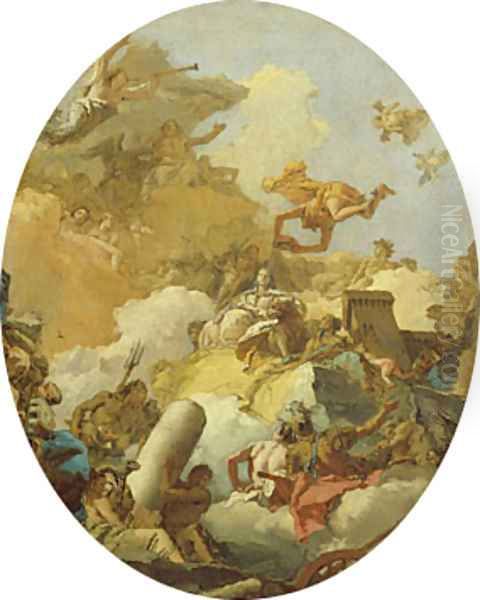 The Apotheosis of the Spanish Monarchy sketch for a ceiling painting2 - view 1