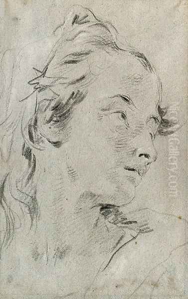 The Head of a young Woman, turned to the right - view 1