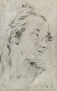 The Head of a young Woman, turned to the right