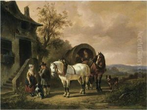 The Rest At The Inn by Wouterus Verschuur