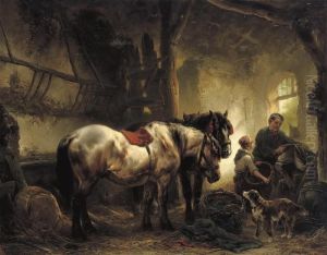 Sadling The Horses