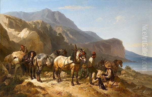 A Quarry Team, Rochers-rouges, Menton - view 1