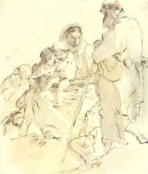 The Holy Family with the Infant Baptist - view 1
