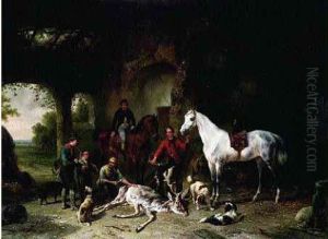 Retour De Chasse by Wouterus Verschuur