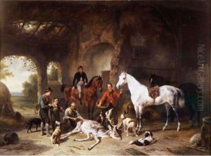 The Return From The Hunt by Wouterus Verschuur