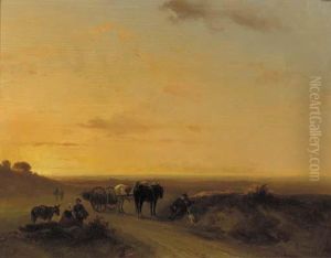 A Moment Of Rest by Wouterus Verschuur