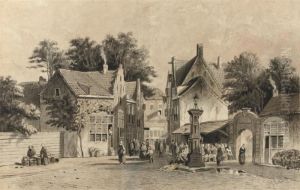 A Busy Day At The Well by Pieter Gerard Vertin