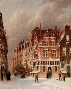 Winter City View