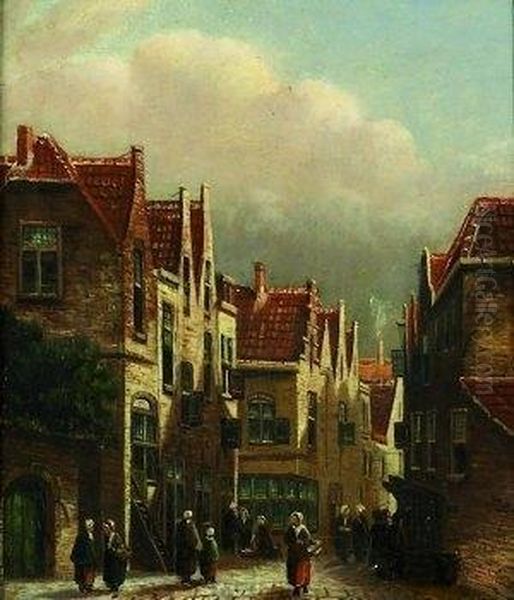 Partie Einer Hollandischen Stadt - view 1