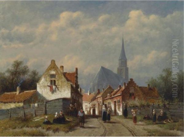 Laundry Day In A Dutch Town - view 1
