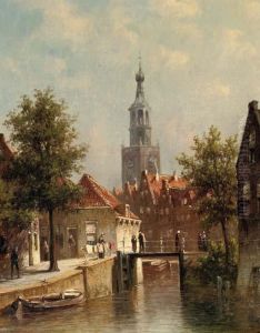 A Capriccio View Of Alkmaar In Summer