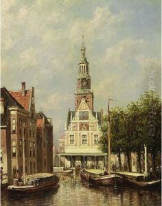 A Town Scene In Summer, Alkmaar