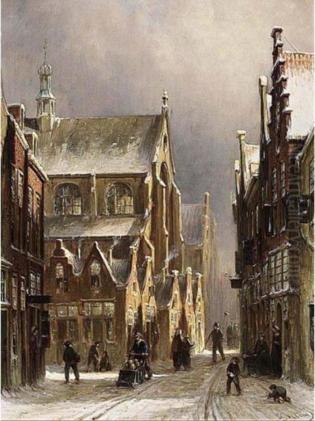A View Of Leiden In Winter - view 1