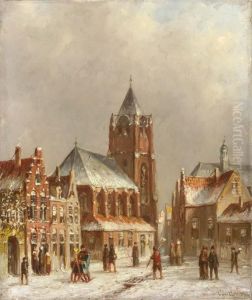 Town In Winter
