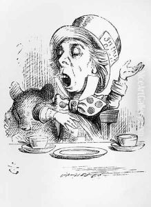 The Mad Hatter, illustration from Alices Adventures in Wonderland, by Lewis Carroll, 1865 The Mad Hatter, illustration from Alices Adventures in Wonderland, by Lewis Carroll, 1865