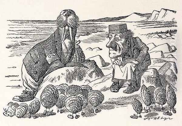 But Wait a Bit, illustration from Through the Looking Glass by Lewis Carroll - view 1