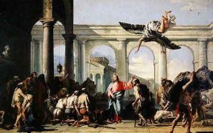 Jesus Healing the Paralytic at the Pool of Bethesda, c.1759 by Giovanni Domenico Tiepolo