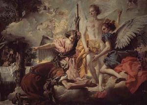 Abraham and the Three Angels by Giovanni Domenico Tiepolo