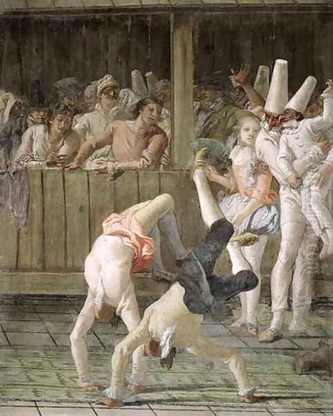 Pulcinella with Acrobats, c.1793 - view 1