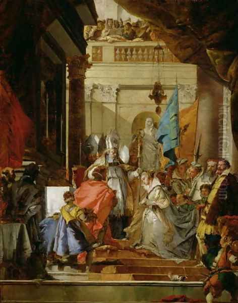 The Wedding of Frederick Barbarossa c.1123-1190 to Beatrice of Burgundy in 1156, c.1752 - view 1
