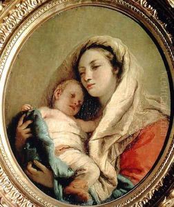 Madonna with Sleeping Child, 1780s by Giovanni Domenico Tiepolo