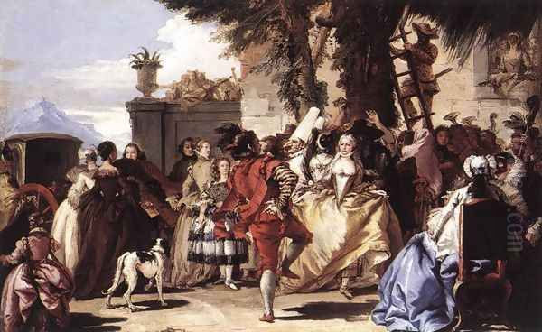 Ball in the Country c. 1756 - view 1